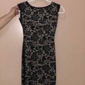 Black laced dress